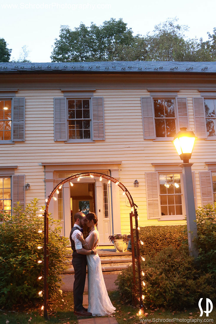 Bryan and Olivia by the historic house at the Inn at Millrace Pond. Entire collection coming soon!