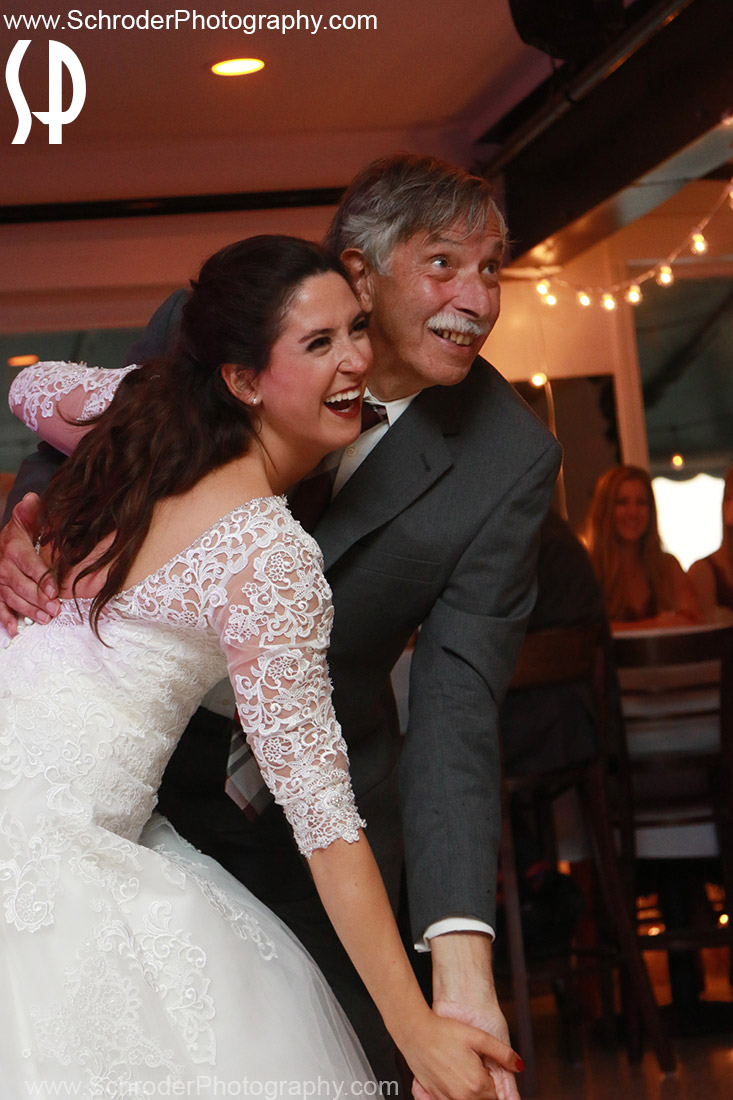 Father-Bride dance at the Columns in Avon by the Sea