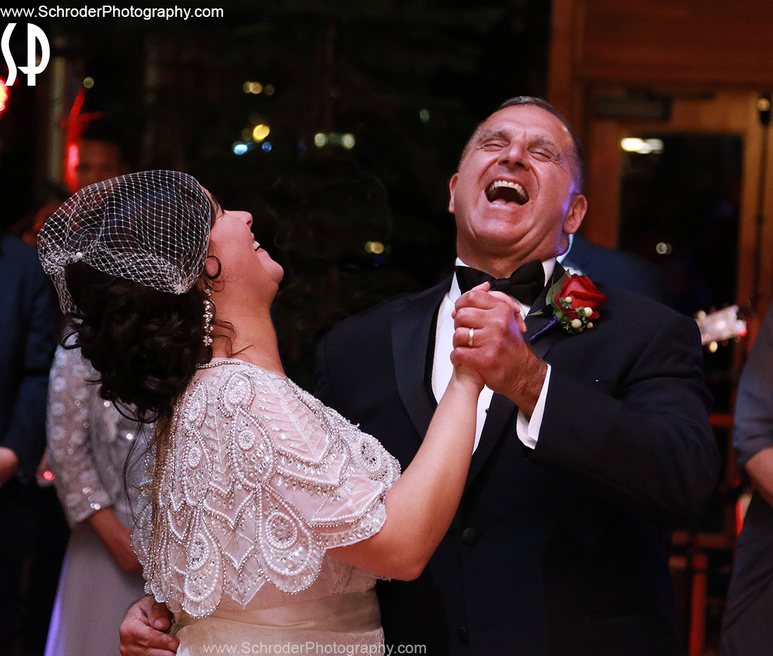 Bride dances with Father