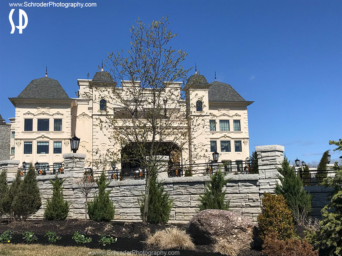 As I drove by the Legacy Castle, Landscaping crews were busy planting and making everything look pretty even though Spring hasn't fully arrived yet. 
